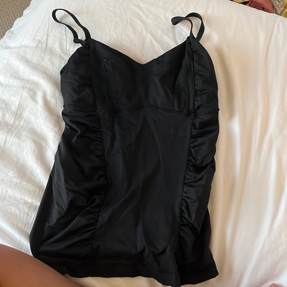 LULULEMON adjustable strap black tank top
